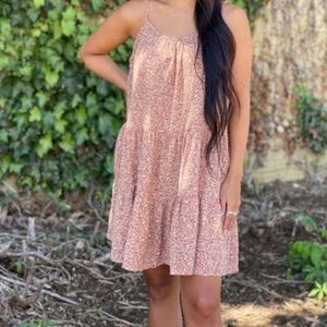 Jodifl Blush Floral Dress